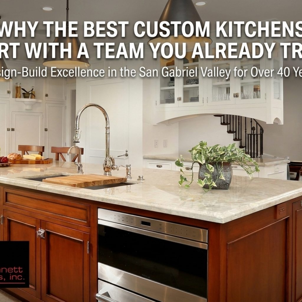 Cynthia Bennett & Associates offers trusted, stress-free custom kitchen and bath remodels in San Gabriel Valley with 40+ years' design-build expertise, personalized craftsmanship, and early planning for lasting value.